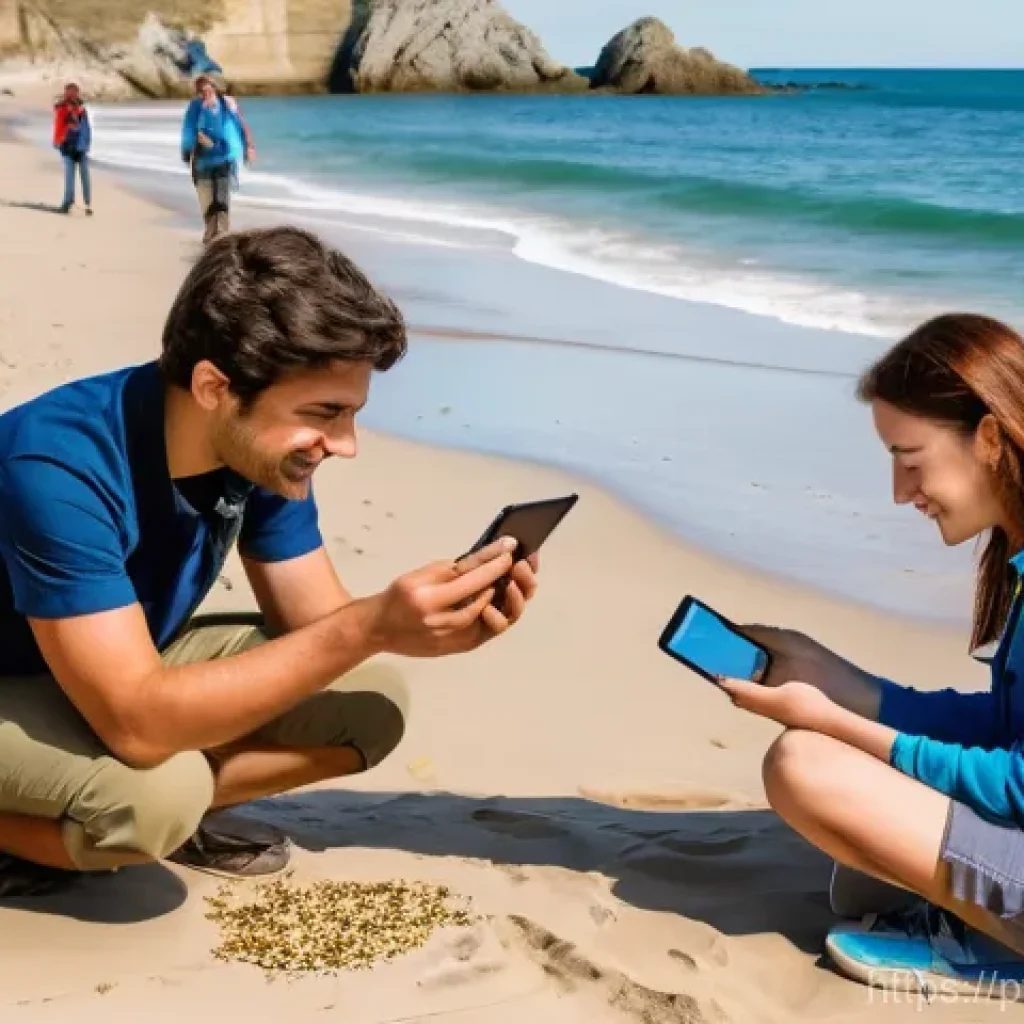 시민과학 프로젝트의 트렌드와 전망 - **Prompt:** A vibrant, diverse group of citizen scientists of various ages, predominantly adults and...