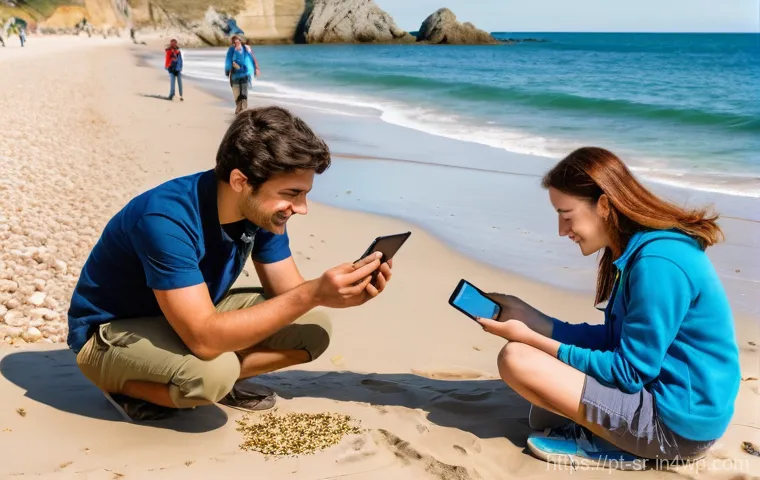 시민과학 프로젝트의 트렌드와 전망 - **Prompt:** A vibrant, diverse group of citizen scientists of various ages, predominantly adults and...