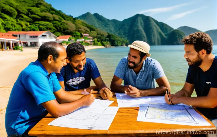 시민과학 프로젝트의 트렌드와 전망 - **Prompt:** In a bright and modern classroom setting in Brazil, a group of high school students (aro...