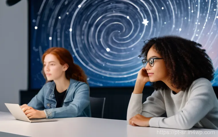 시민과학 프로젝트의 동기 부여 기법 - **Prompt 1: The Cosmic Explorer**
    "A young adult, ethnically diverse and dressed in comfortable,...