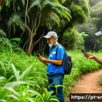 시민과학 프로젝트의 과학적 기초 - A diverse group of enthusiastic citizen scientists participating in an urban biodiversity monitoring...