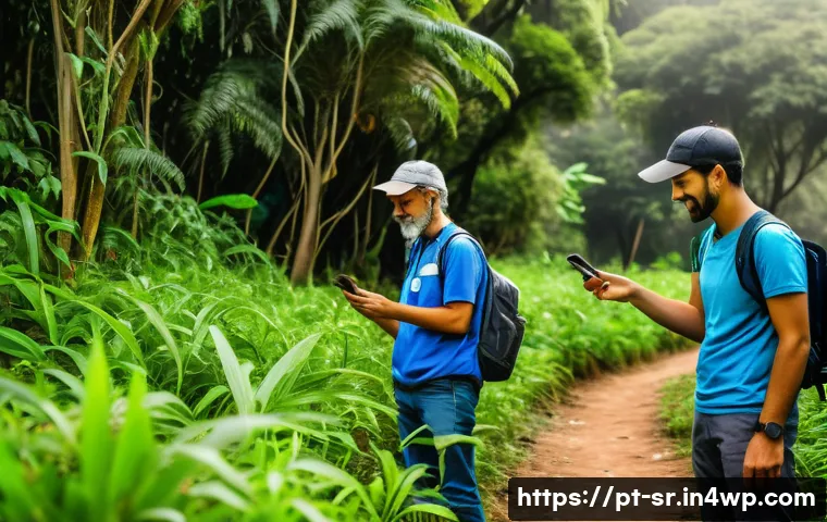 시민과학 프로젝트의 과학적 기초 - A diverse group of enthusiastic citizen scientists participating in an urban biodiversity monitoring...